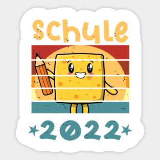 Schule 2022 1. Klasse Kawaii Schulbeginn T shirt Sticker